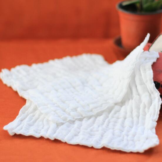 Medical washing gauze 6 layer 100% cotton baby handkerchief saliva tissue baby face towel