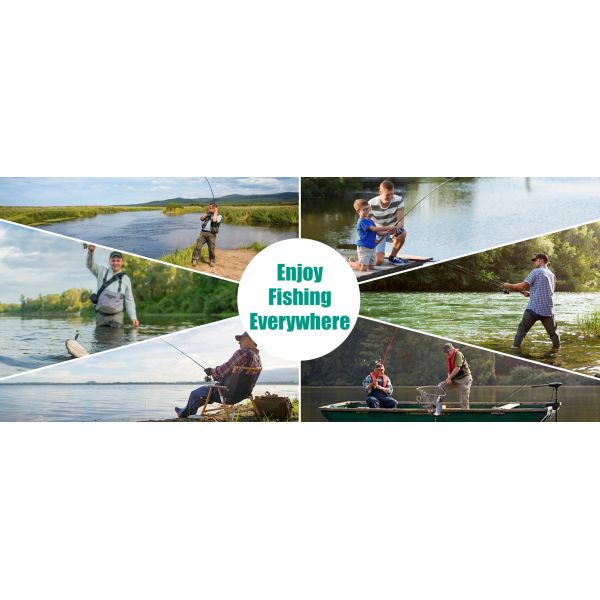 Fishing Rod Case Three Layers Fishing Rod Bag Oxford Folding Fishing Pole Bag Outdoor Waterproof Tackle Storage