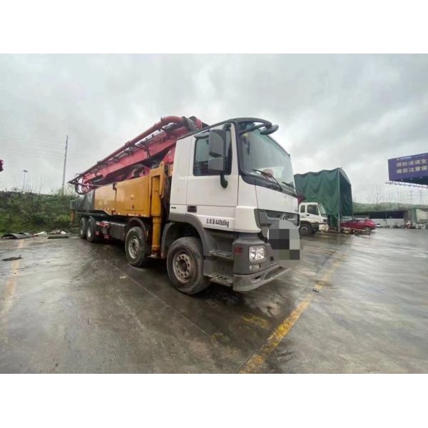 2018 Sy 56m Concrete Pump on MB Truck Concrete Mixer Machine for Semi-Dry Shotcrete