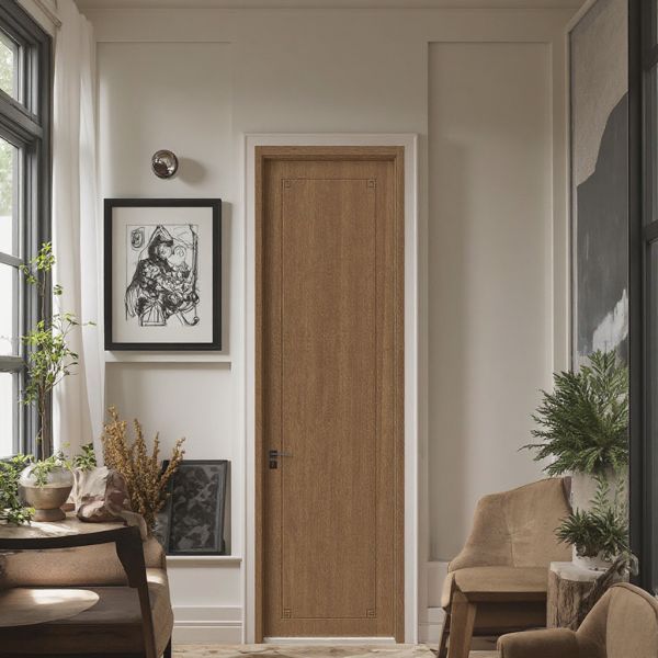 Solid Wood Durable Simple Modern Interior Doors For Bathroom Bedroom
