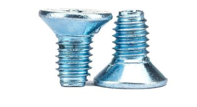 Zinc Plated Steel Phillips Drive Flat Head Thread Forming Screws Taptite Screws
