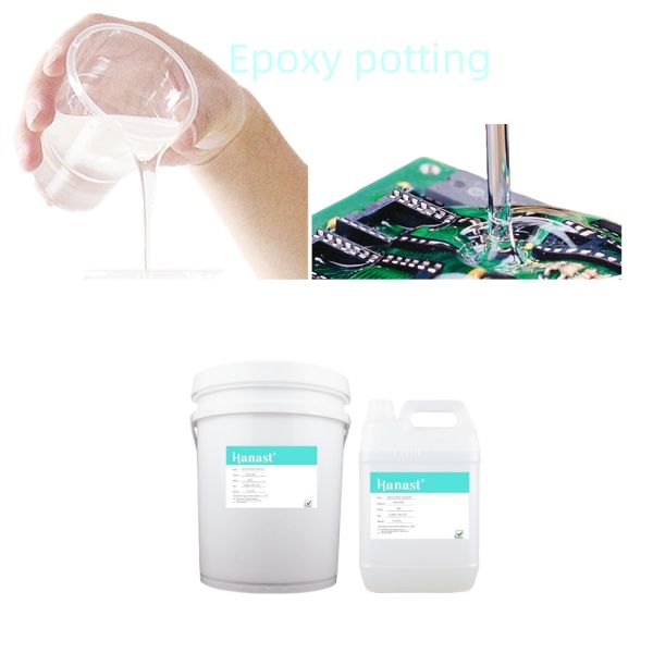 Epoxy Potting Compound 5:1 Electrical  Adhesive Potting For Power Module Transformer PCB SENSOR