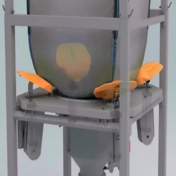 Automatic Bulk Bag Unloading Station For Powder / Granule Material Handling OEM Service