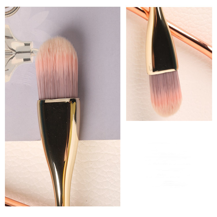 Тип щетки макияжа маски высокой отметки щеток макияжа ручки ПКС красного цвета 3 деревянный