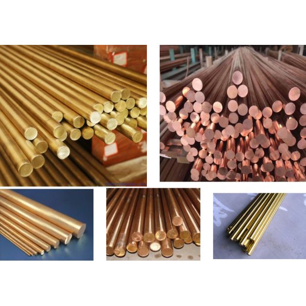 SML C11600 C17200 Copper Round Bars Beryllium Copper Rod For Industrial