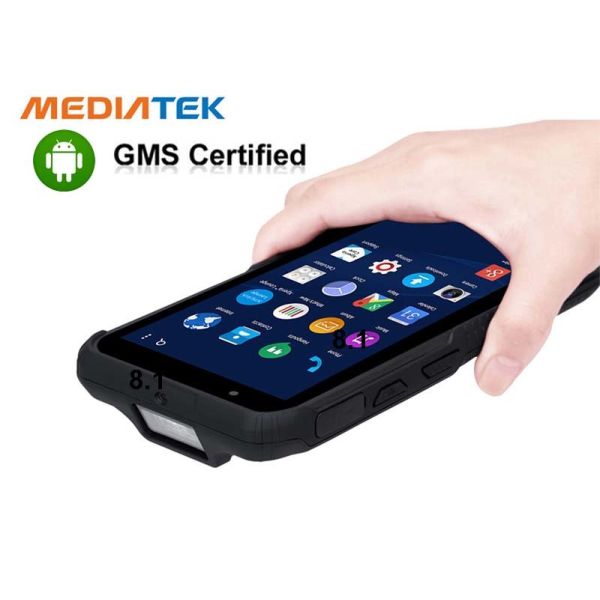 Handheld Rugged 5000mAh Android7 Qr Barcode Laser Scanner