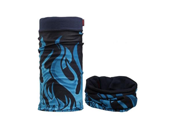 Blue Wind Resistant Polar  Headwear Sublimation Printing Not Faded Deformation