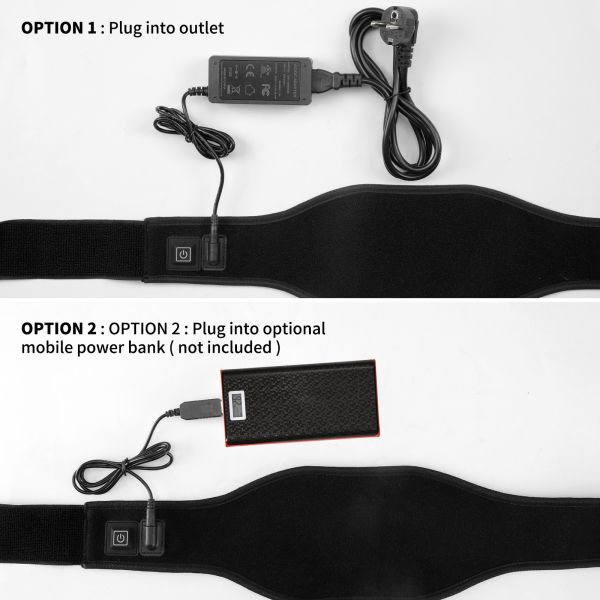 660 / 850nm Infrared Red LED Light Therapy Belt for Pain Relief / Body Slimming