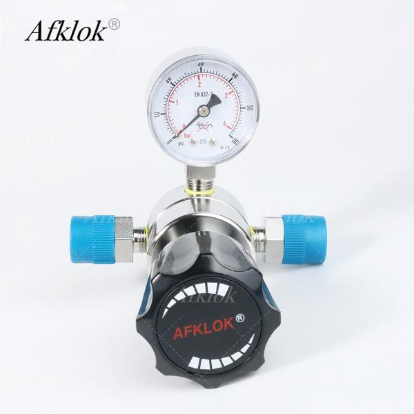 Medical Gas Supply and Medical Equipment Stainless Steel 316L Single Stage Pressure Regulators outlet 60psi 1/2in Male