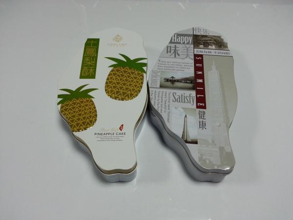 Formosa Small Tin Box 0.23mm tinplate For Pineapple Cake Packaging