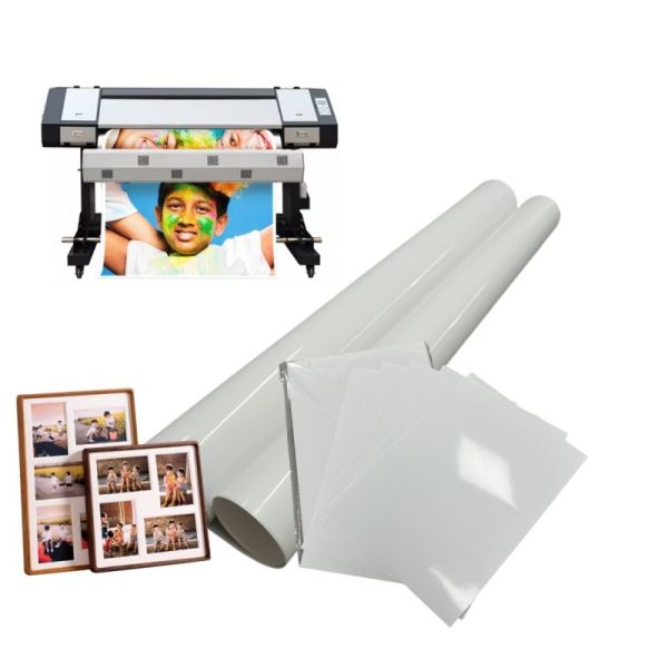 Impresión profesional 240gm Rollo de papel RC de inyección de tinta microporous brillante para impresora de inyección de tinta