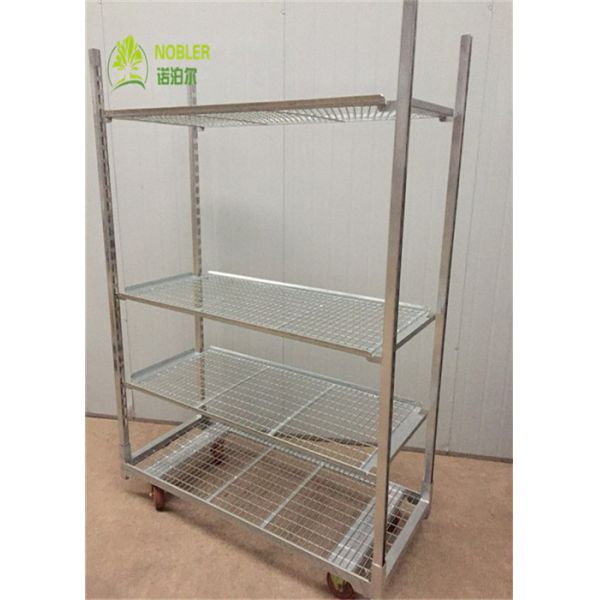Pull Net Shelf Material Hot Galcanizing Waterproof High Load Bearing For Greenhouse