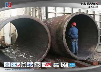 Rough Machining Forged Pipe Cylinder  Double Flange Barrel 5000mm 6000T