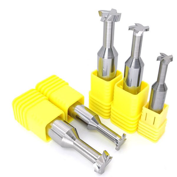 Вольфрамовая стальная сплав T слот фрезерная резачка Обработка твердого алюминия медная древесина