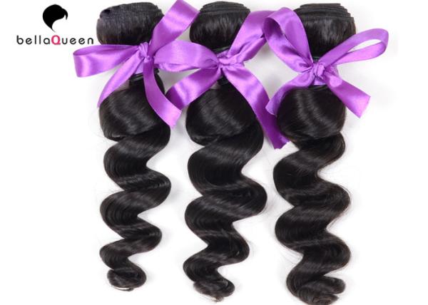 Afrouxe perucas completas pretas naturais do laço do cabelo humano da onda nenhum derramamento