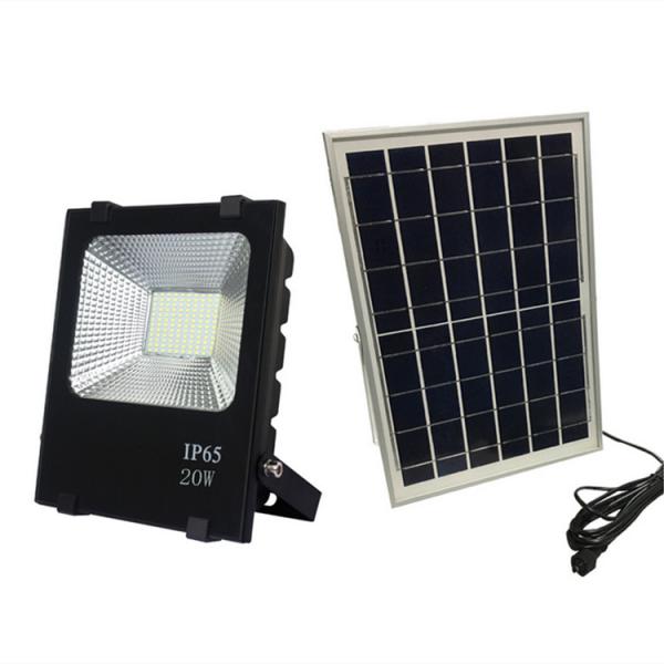 Ip65 luzes de inundação solares do ABS 10w para o lugar de estacionamento ou a jarda todos em dois