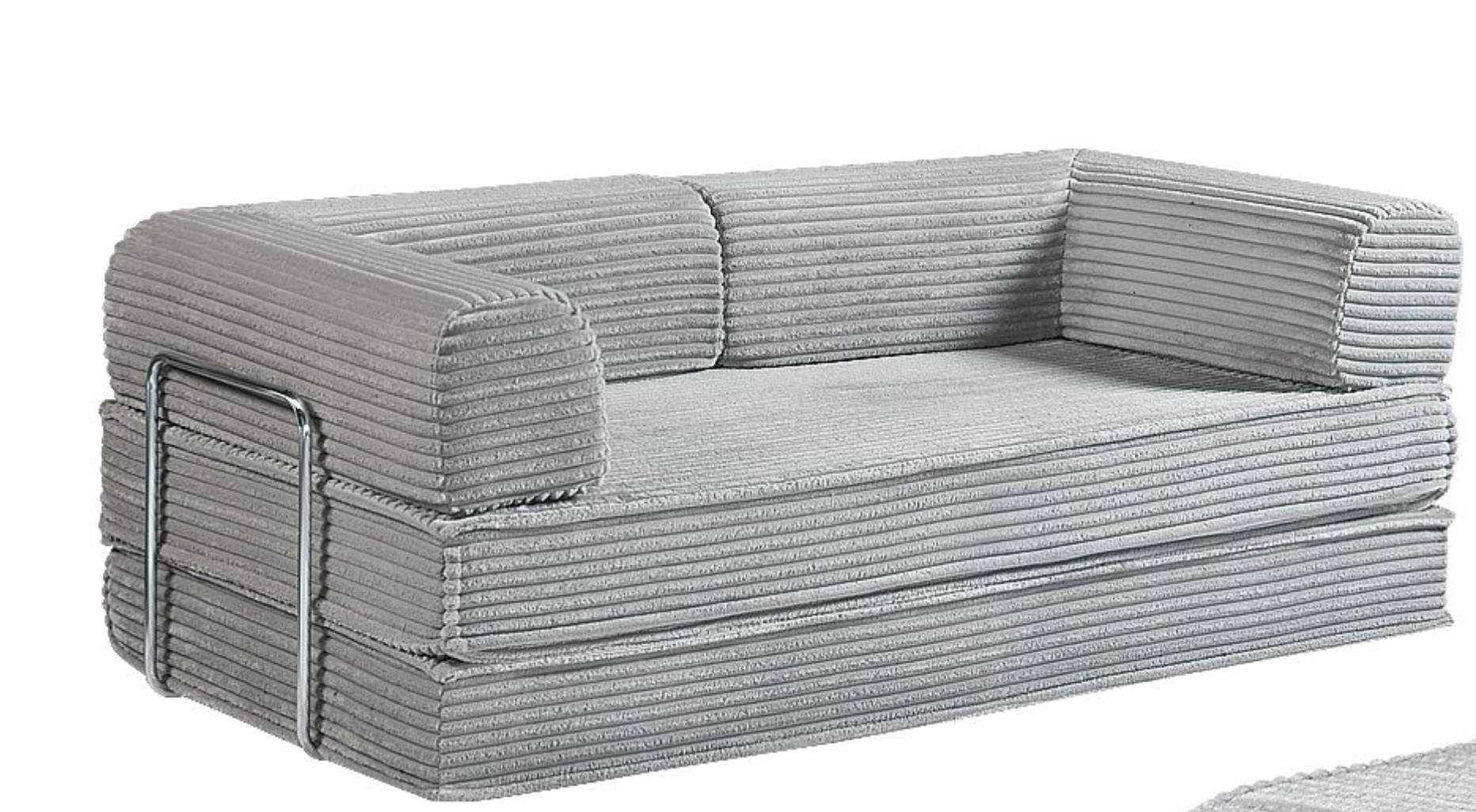 Multi-Functional Compressed Sofa Extendable Fabric Couch Sets for Living Room Sponge Filling Comfortable for Apartment Hospital