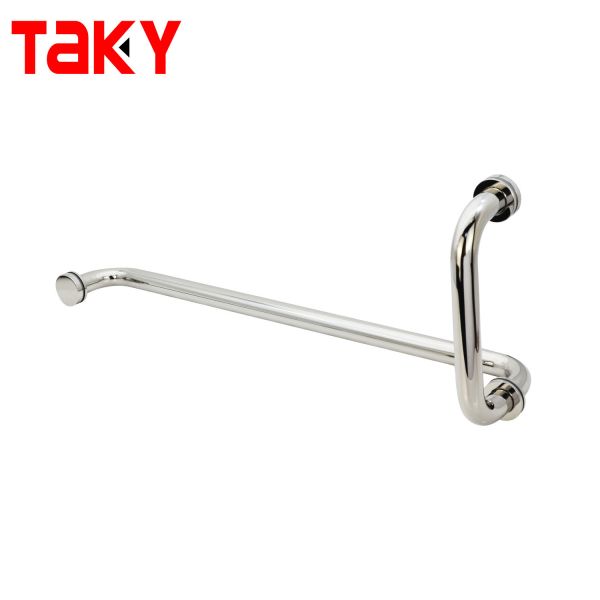 Wholesale Round Tube Shower Handle G Type Glass Door Handle Bathroom Handle