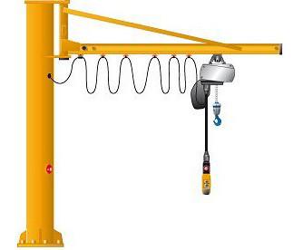5 Ton Arm Length 5m Height 5m Fixed Column Cantilever Crane Jib Crane