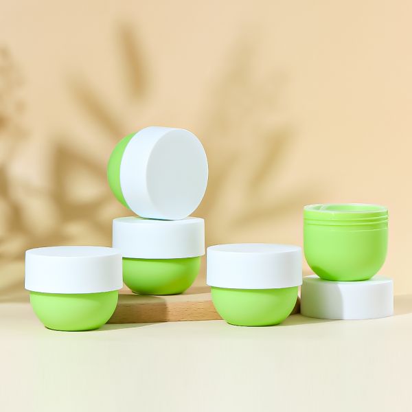 BPA Free PP Cream Jar - Lightweight Plastic Cosmetic Jar with Customizable Colors for Skincare Packaging