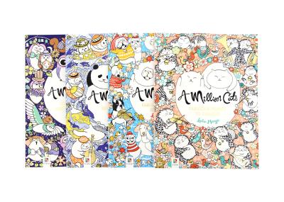 OEM design Offset Print softcover kids coloring book, color book printing drawing ​