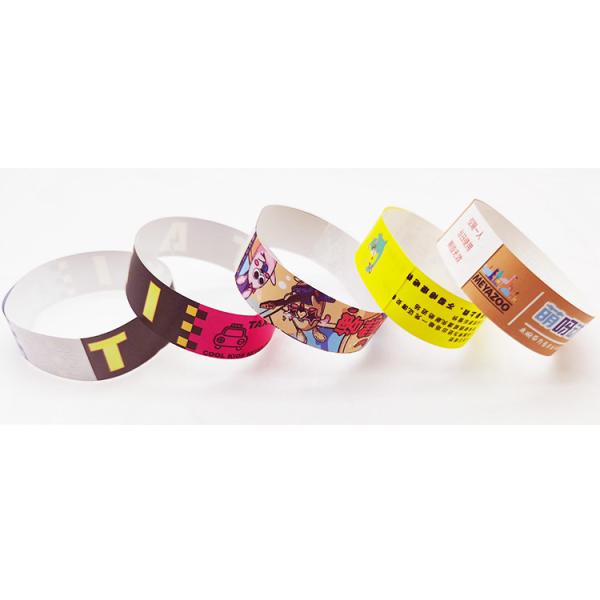Fabrication de bracelets Tyvek Dupont résistants à l'eau et à la sueur pour les événements