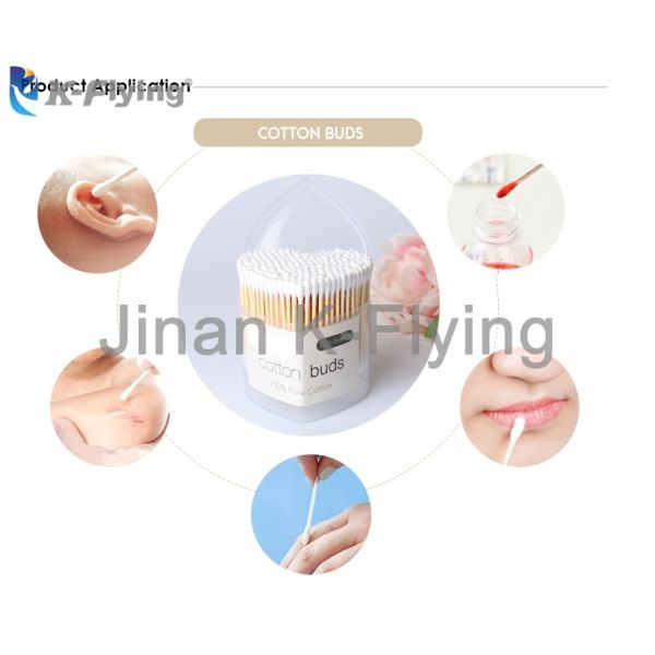 Health Care Disposable Cotton Swab 100% Absorbent Cotton