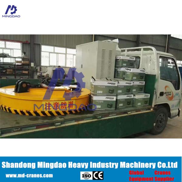 Electromagnetic Lift for Overhead Bridge Using, Waste Steel Transport Electromagnetic