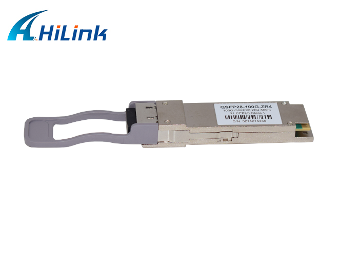 DOM модуля QSFP28 100G ZR4 приемопередатчика LC QSFP Gbic дуплекса 80km 1310nm SMF оптически