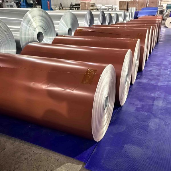 0.09-0.1mm Thickness 1100 HO Colored Aluminum Foil For building insulation