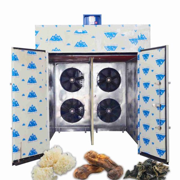 Gombo Tray Drying Oven Machine 1000KG 70db de champignon de fruit à faible bruit