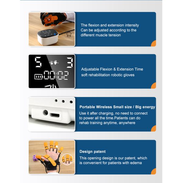 Электрический пневматический реабилитационный робот, перчатки, гемиплегия, тренажер для реабилитации пальцев