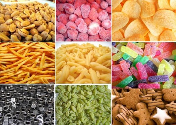 Snacks / Rice Automatic Filling And Packing Machine Touch Screen Operate