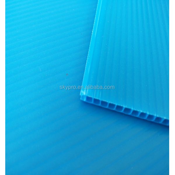 Custom Size Recyclable Waterproof PP Plastic Corrugated Sheet for Box Packaging