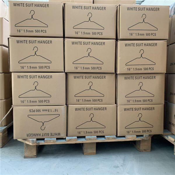 14.5 Gauge Hotels Laundry Wire Hanger Contemporary Style 500 Pcs Per Box