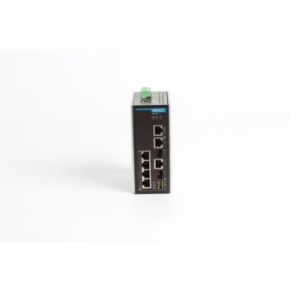 4 1000M Rj45 2 1000M Combo Ports Din Rail Mount Network Switch 6 Ports