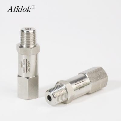 1/4 1/2 3/8 3/4 SS316 High Pressure One Way Check Valve Inlet Male Outlet Female for Air Compressor