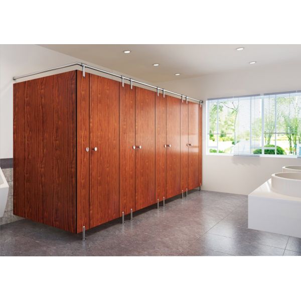 Paneles de cabina de inodoro comercial Tablero fenólico compacto impermeable para cabina