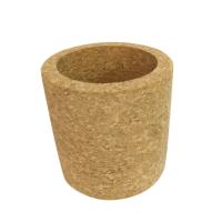 Altura 10cm Eco Cork Pen Holder Lightweight Desk Organizer cilíndrico