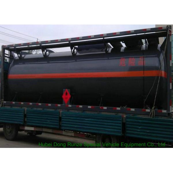 316 Stainless Steel ISO Tank Container 20 FT For Hazardous Liquids Road transport