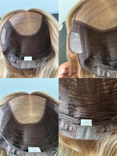 Perruques en silicone médical en dentelle transparente Perruque en silicone pour les cheveux naturels