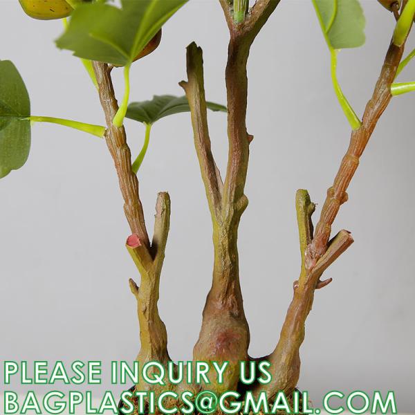 Real Touch 120cm Artificial Tree Bonsai Plant Fig Tree Ficus Carica Decorative Tree Artificial Plant Home Decor