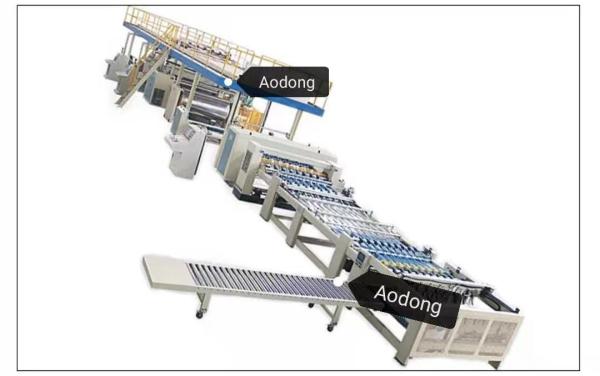 Corrugated Cardboard Production Line  Manufacturing Machine 5 Ply
