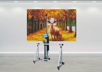 UV Floor Ground Wall Inkjet Printer Paper Glass Wood Ceramic Metals 9600dpi