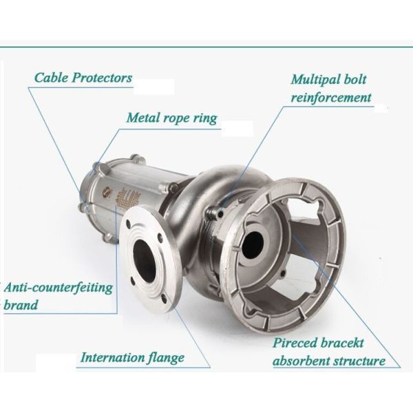 Large Flow Stainless Steel Submersible Pump Hospitals Residential Areas