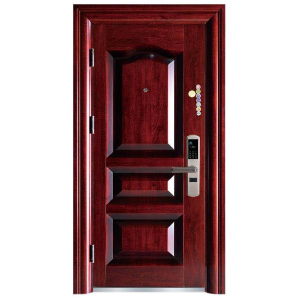 Exterior Security Steel Metal Door , Houses Security Steel Doors