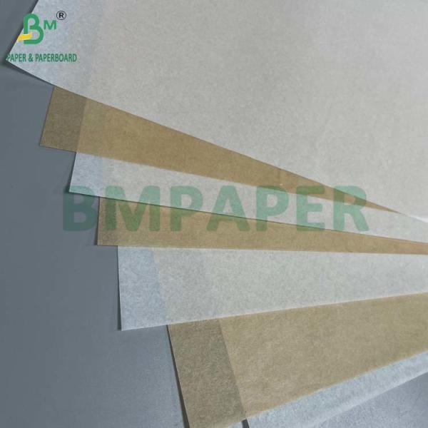 30GSM 35GSM Papel de horneado recubierto de silicona a prueba de grasa sin blanquear