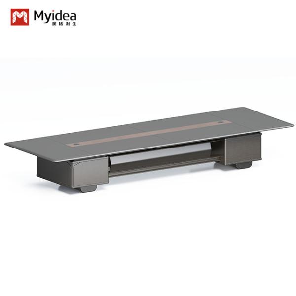 Cold Roll Steel Plate Leg Material Office Desk and Chair Combination with KD Structure Simple Modern Office Furniture