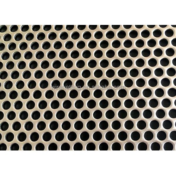 Industry Puncing Plate Round Small Hole 0.5mm Perforated Sheet Metal Panels with Corrosion Resistance and Small Round Holes