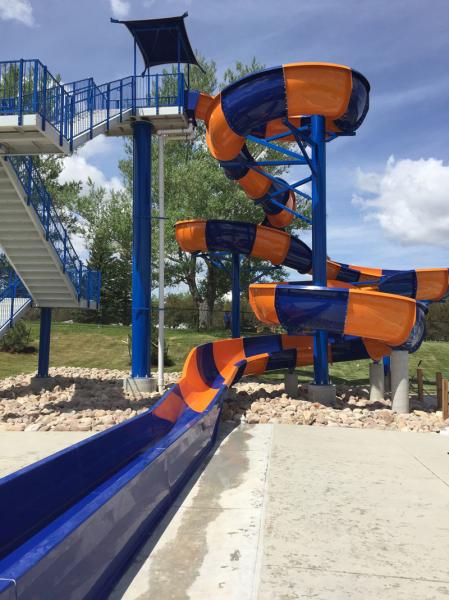 Children Playground Equipment In Ground Swimming Pool Fiberglass Aquatic Games Ride Kids Water Slide